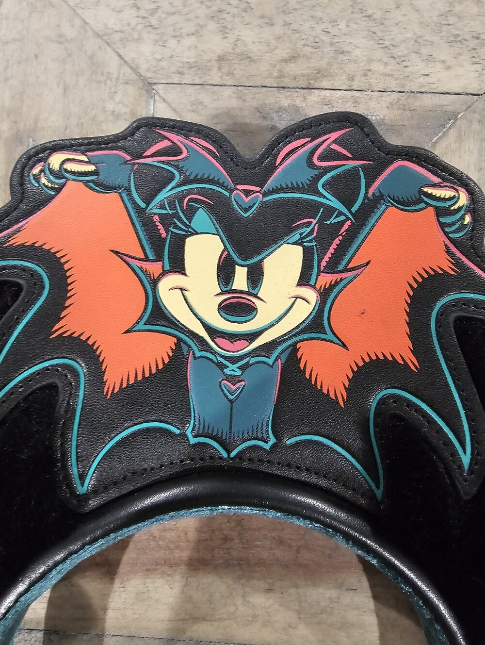 Disney Vampire Mickey Mouse Ears. Glow In The Dark. - Picture 3 of 10